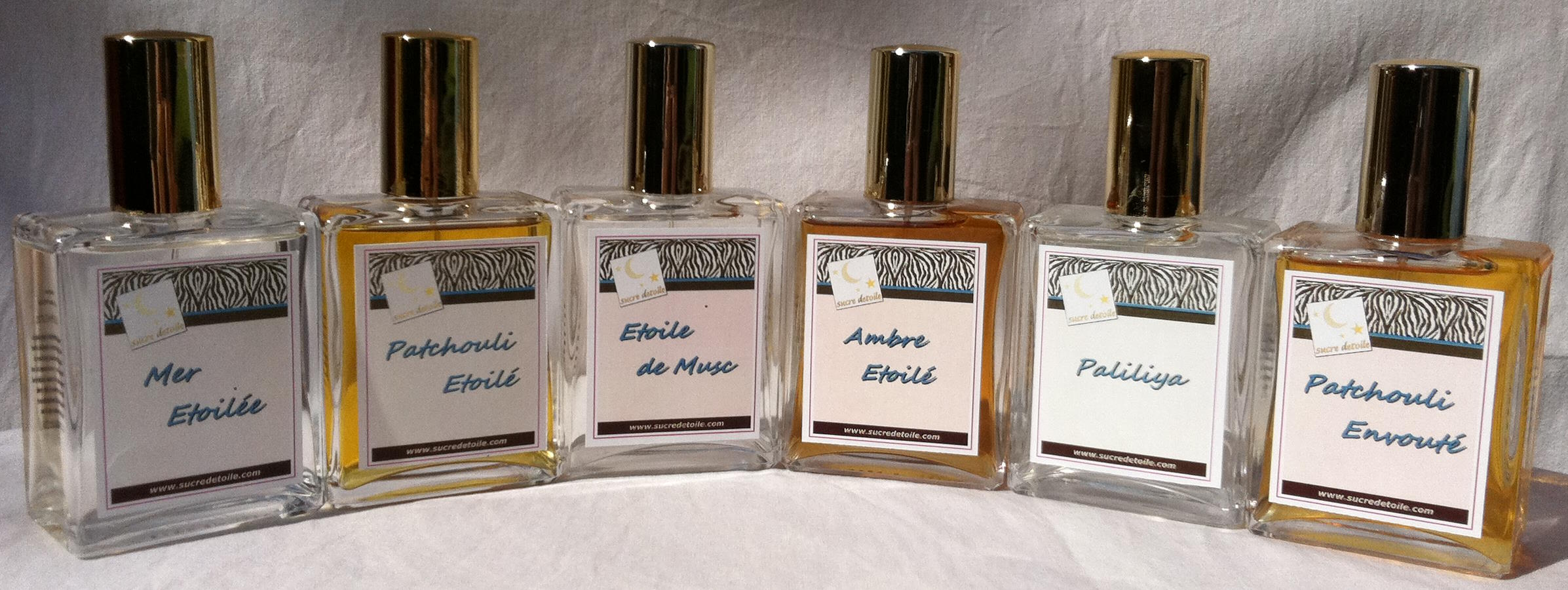 Patchouli Envouté, Paliliya et Mer Étoilée - Parfums artisanaux Sucredetoile